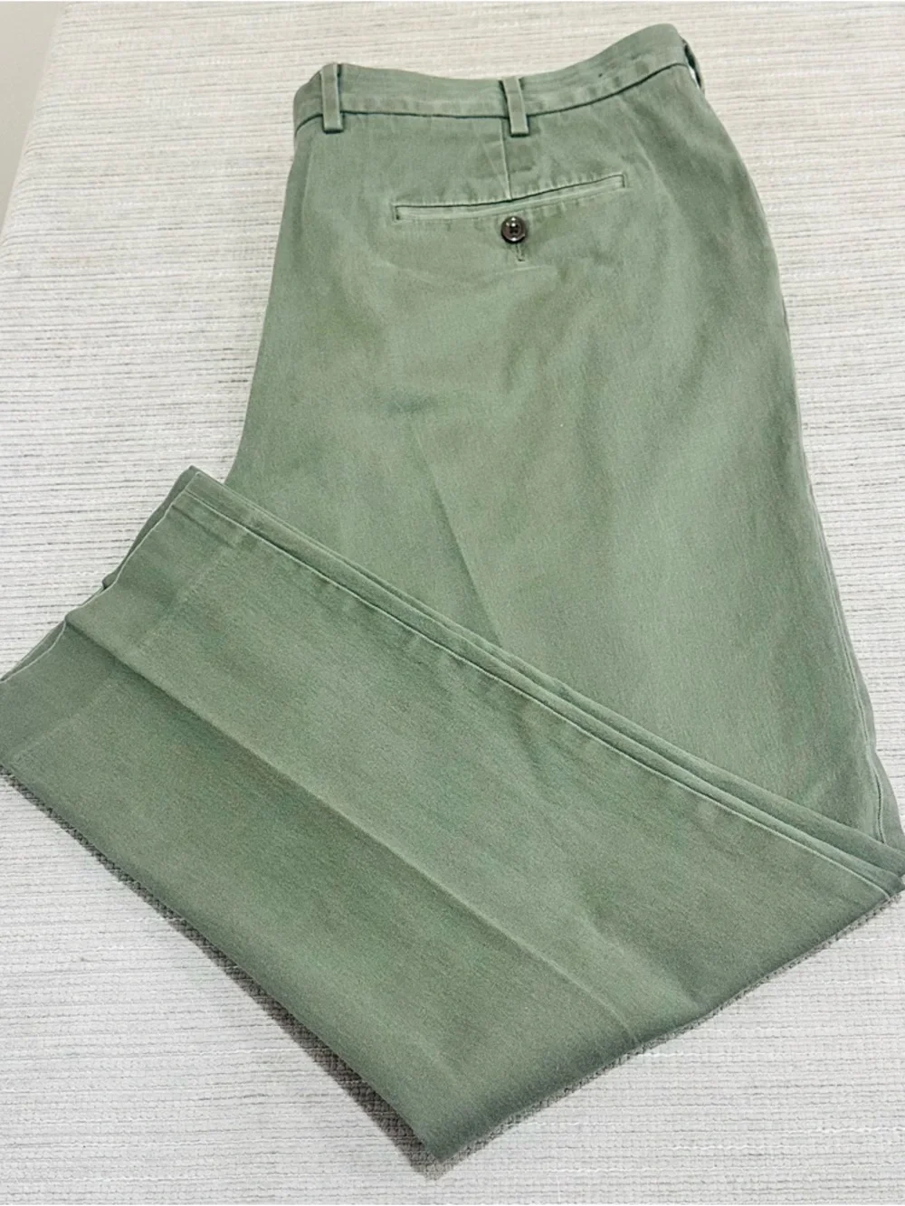 J. Crew Men's Bowery‎ Stretch Slim Fit Chino Pants Navy Green Size W38 L32